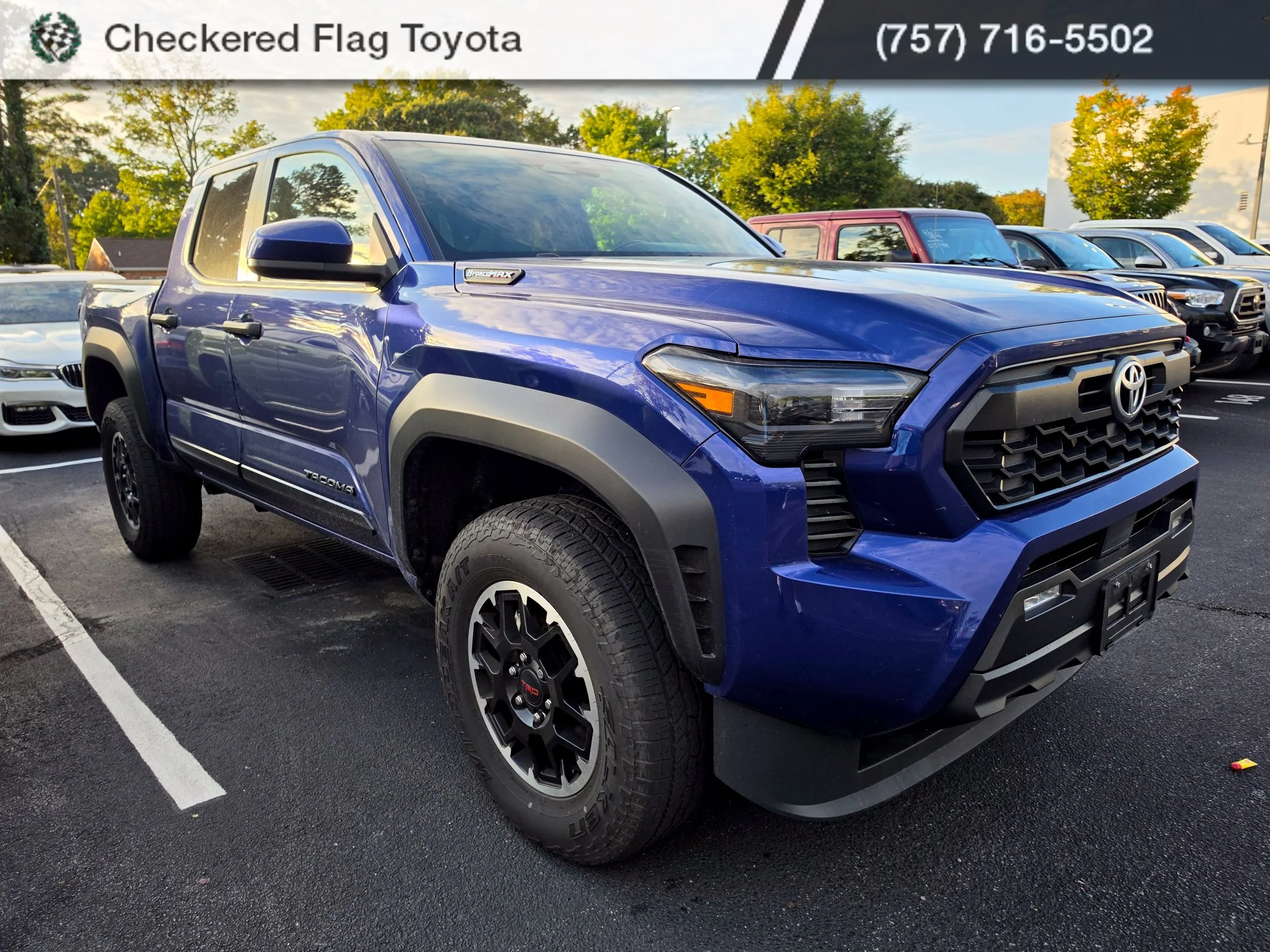 Used 2025 Blue Crush Metallic Toyota TRD Off Road image 3
