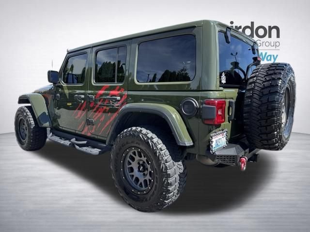 Used 2021 Sarge Green Clearcoat Jeep Unlimited Rubicon image 5
