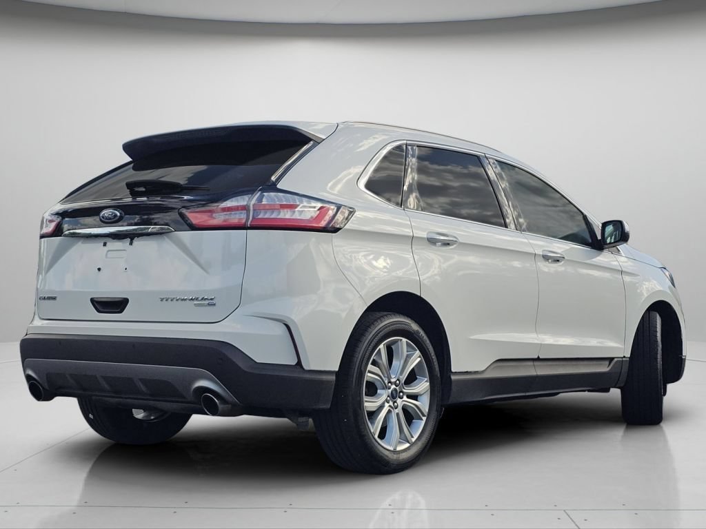 Used 2020 White Metallic Ford Titanium image 24