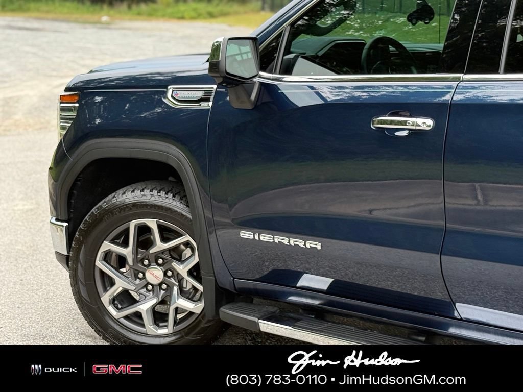 Used 2023 PACIFIC BLUE METALLIC GMC SLT image 9