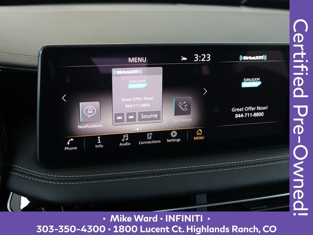 Certified Used 2025 Black INFINITI PURE image 9