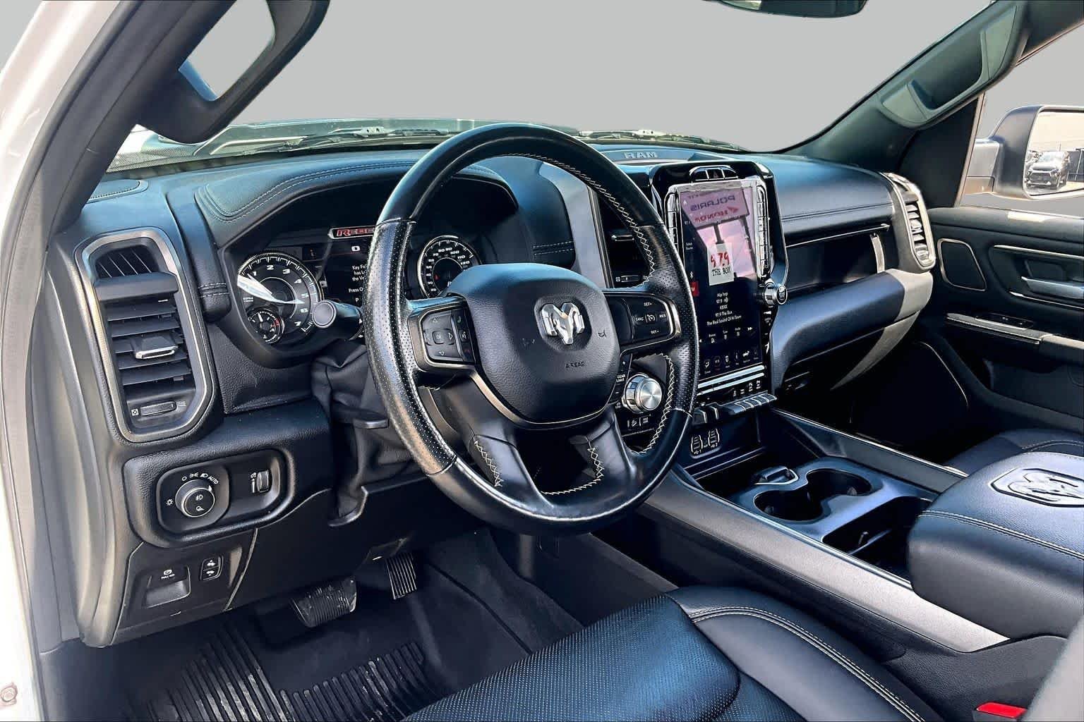 Used 2021 Bright White Clearcoat Ram Rebel image 18