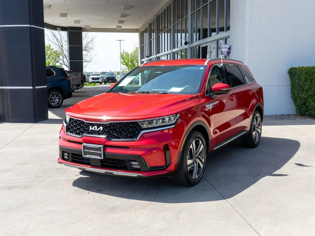 Used 2023 Red Kia EX image 3
