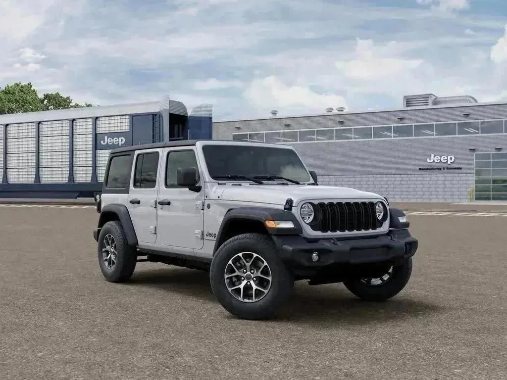 New 2026 Bright White Clear-Coat Exterior Paint Jeep Sport S image 31
