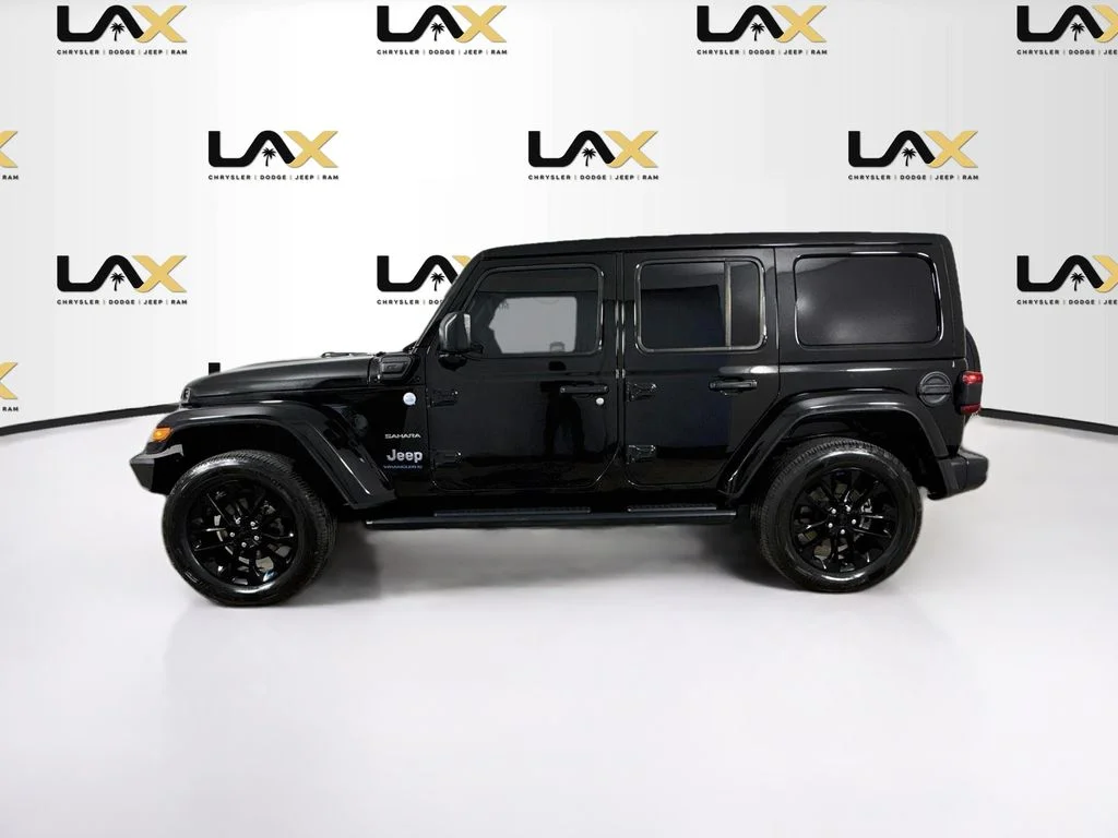 Used 2023 Black Jeep Sahara 4xe image 4