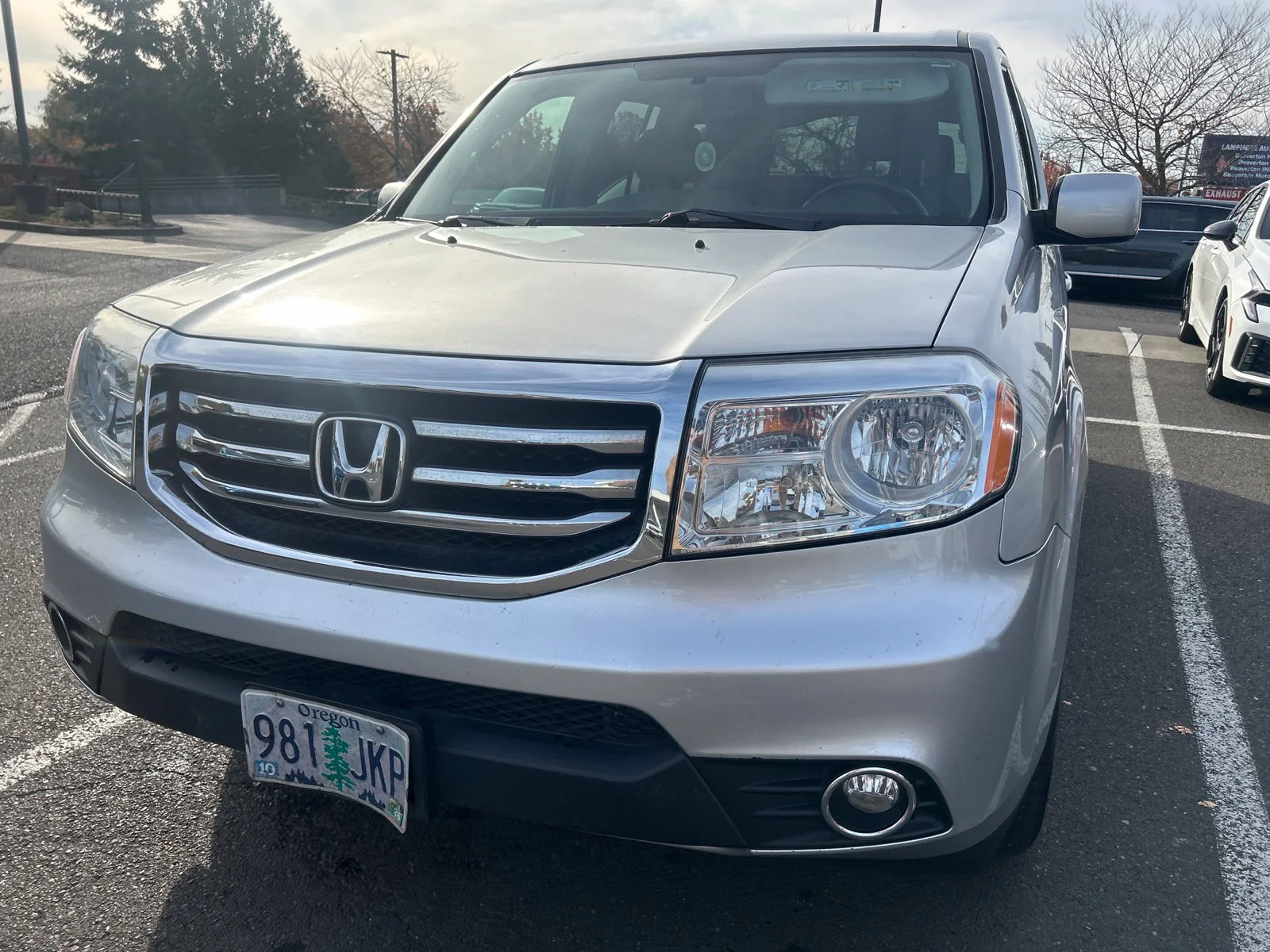 Used 2013 Alabaster Silver Metallic Honda EX-L image 2