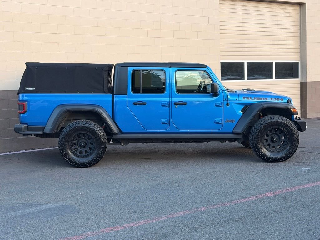 Used 2022 Hydro Blue Pearlcoat Jeep Rubicon image 4