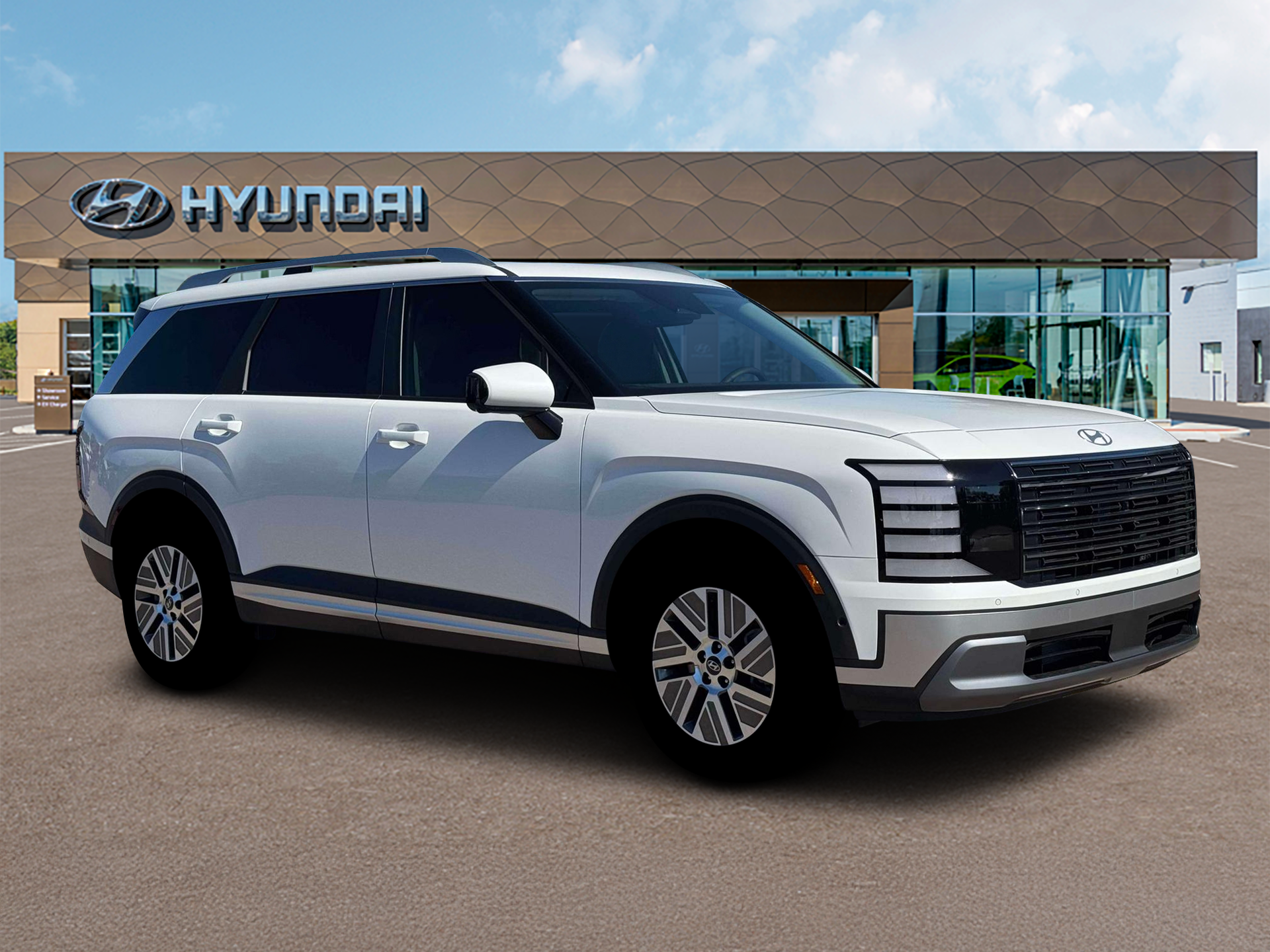 New 2026 Creamy White Pearl Hyundai Blue SEL Premium 8P image 10