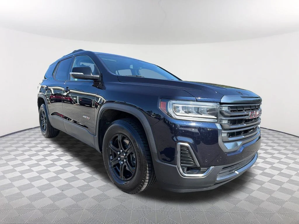 Used 2021 Blue GMC AT4 image 3