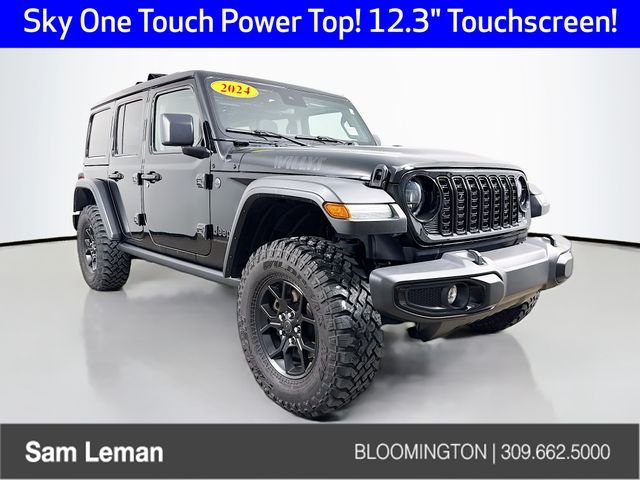 Used 2024 Black Jeep Willys image 1
