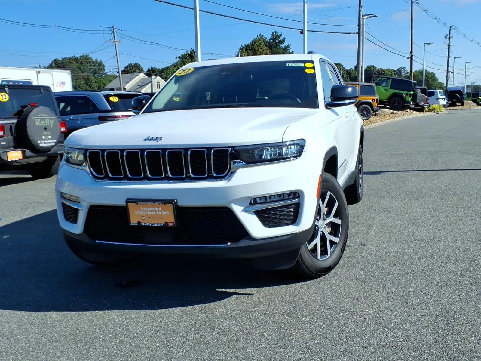 Certified Used 2023 Bright White Clearcoat Jeep Limited image 2