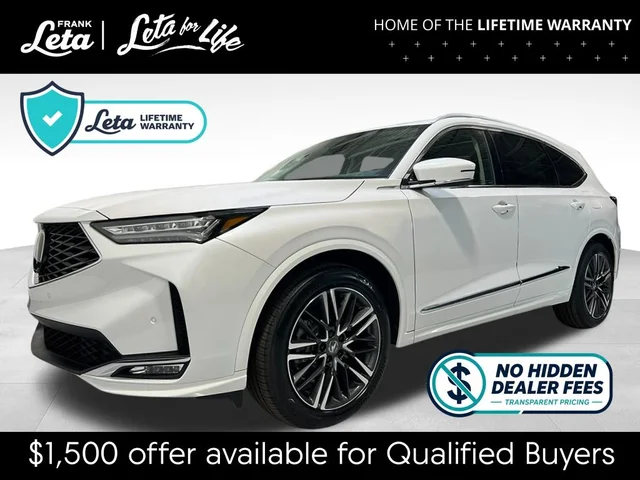 New 2026 Acura MDX Advance Package