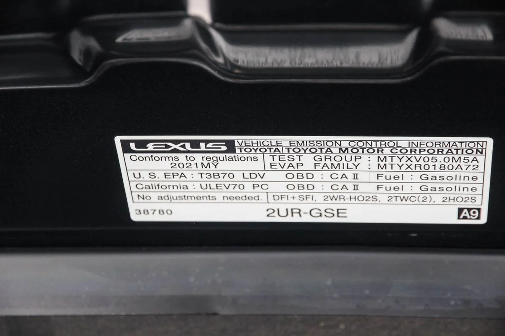 Certified Used 2021 Black Lexus 500 image 28