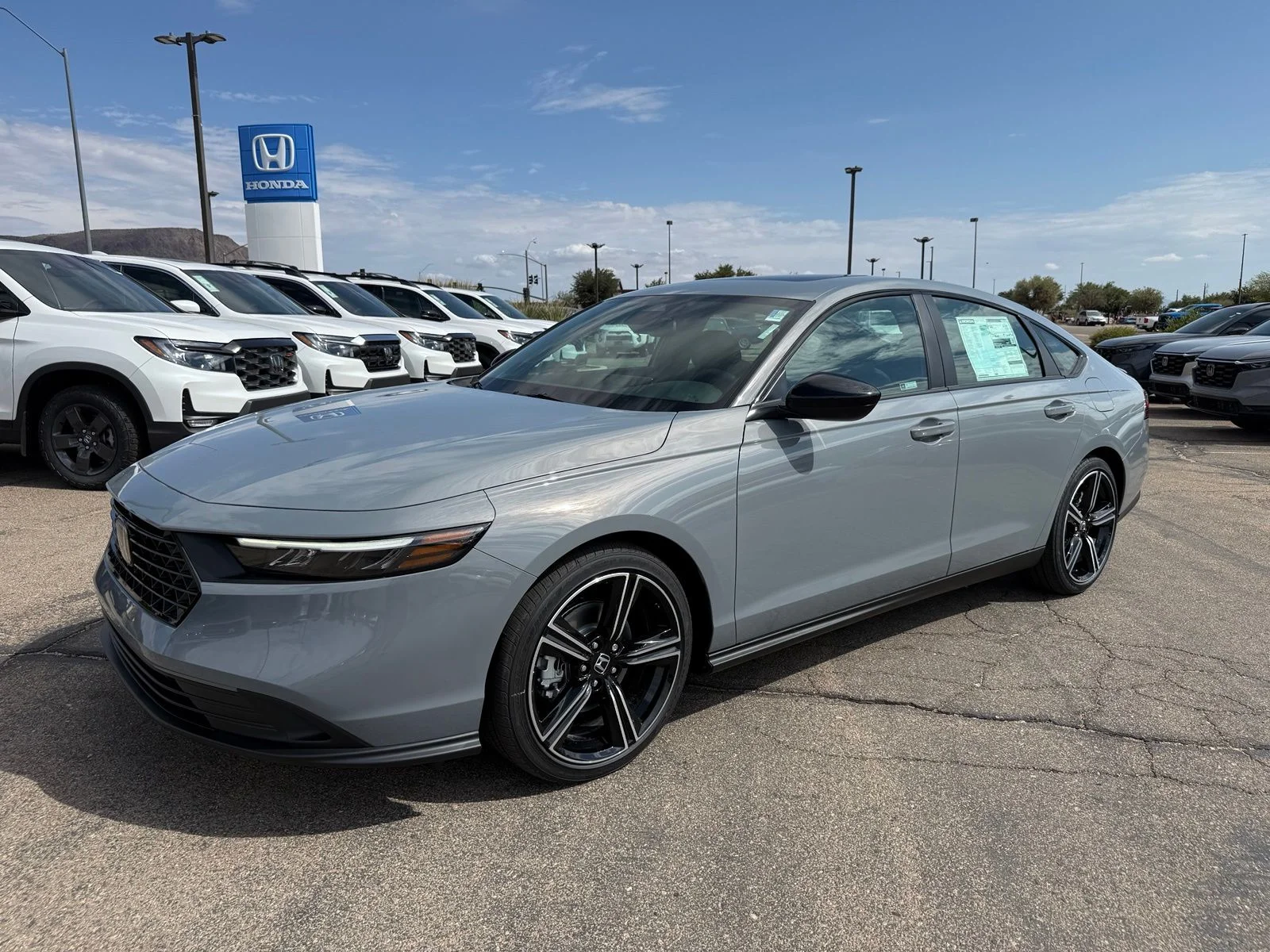 New 2026 Gray Honda Sport image 1