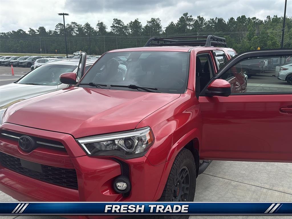 Used 2021 Barcelona Red Metallic Toyota SR5 image 1