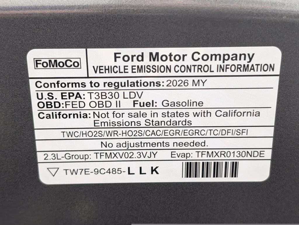 New 2026 Carbonized Gray Metallic Ford EcoBoost® Fastback image 20