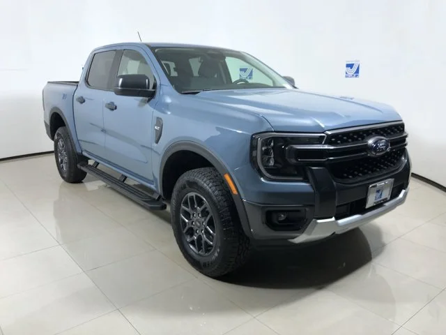 New 2025 AZURE GRAY Ford XLT w/ Sport Appearance Package Super Crew Cab image 1
