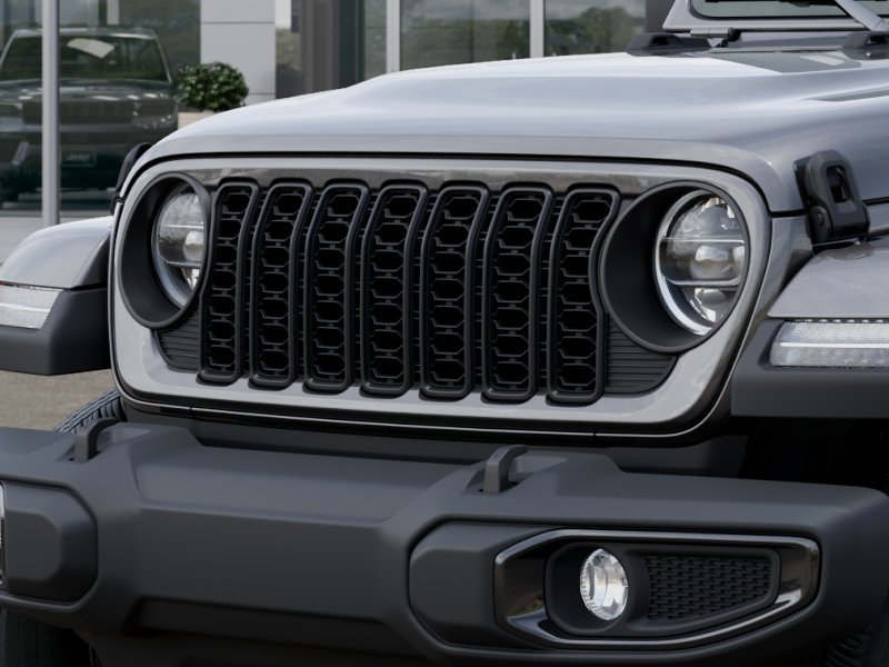 New 2026 Granite Crystal Metallic Clear-Coat Exterior Paint Jeep Sport S Dark Sky image 37