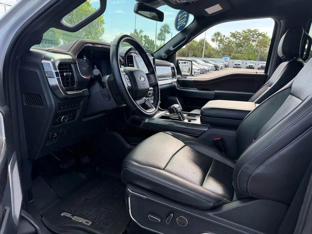 Certified Used 2022 Space White Metallic Ford Lariat image 12
