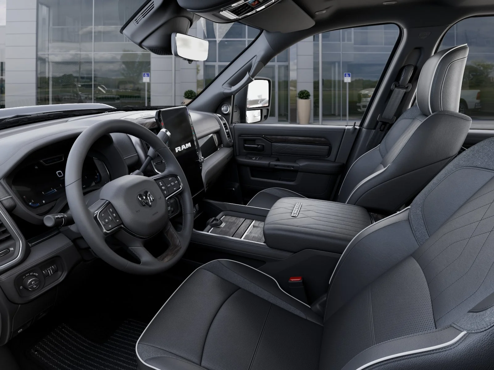 New 2026 Diamond Black Crystal Pearl-Coat Exterior Paint RAM Limited image 48
