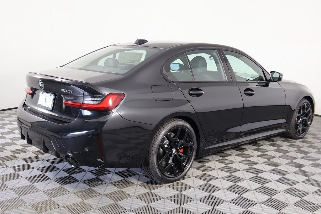 New 2026 Black Sapphire Metallic BMW 330i image 2