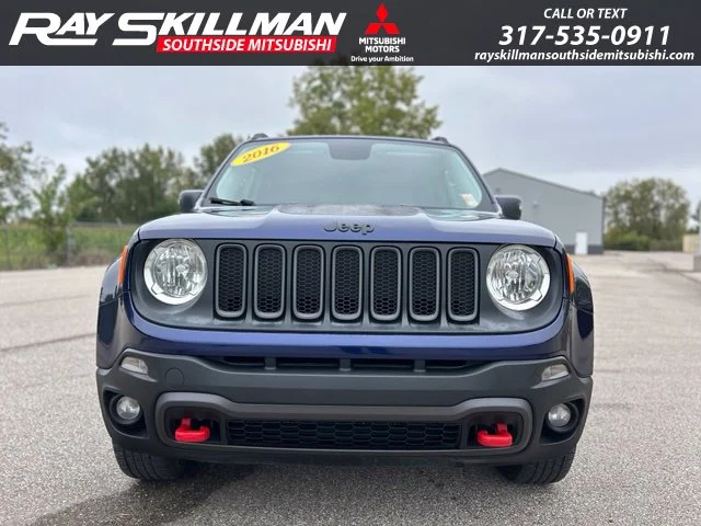 Used 2016 Jeep Renegade Trailhawk with VIN ZACCJBCT8GPD16908 for sale in New Whiteland, IN