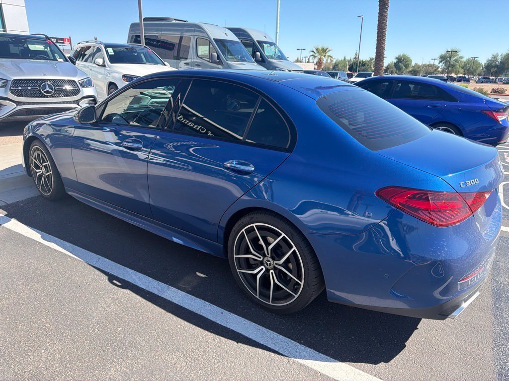 Certified Used 2024 Starling Blue Metallic Mercedes-Benz C 300 image 4