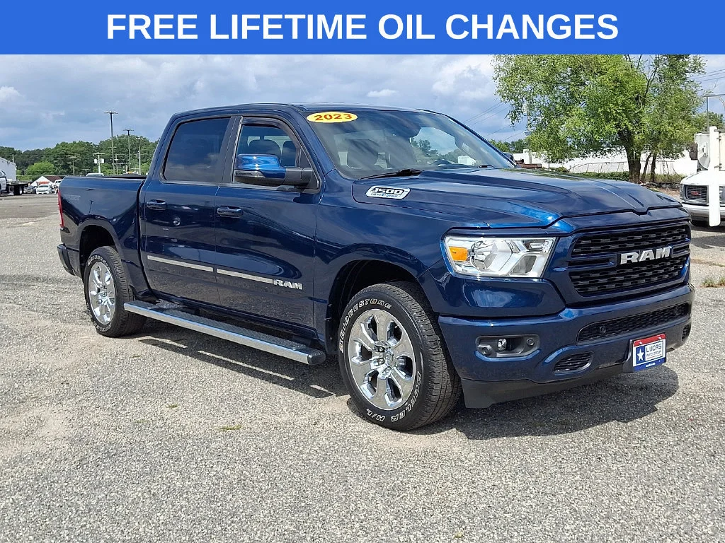Used 2023 Patriot Blue Pearlcoat Ram Big Horn image 1