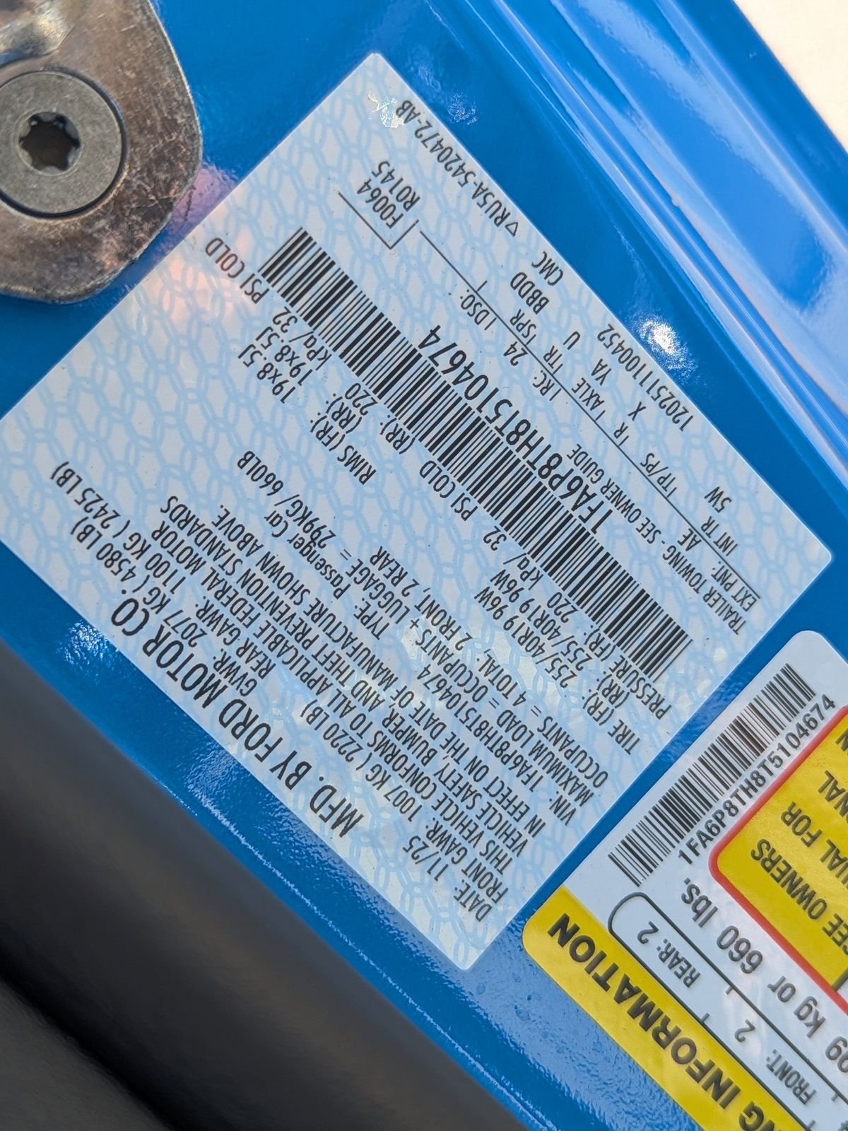 New 2026 Grabber Blue Metallic Ford EcoBoost Premium image 29