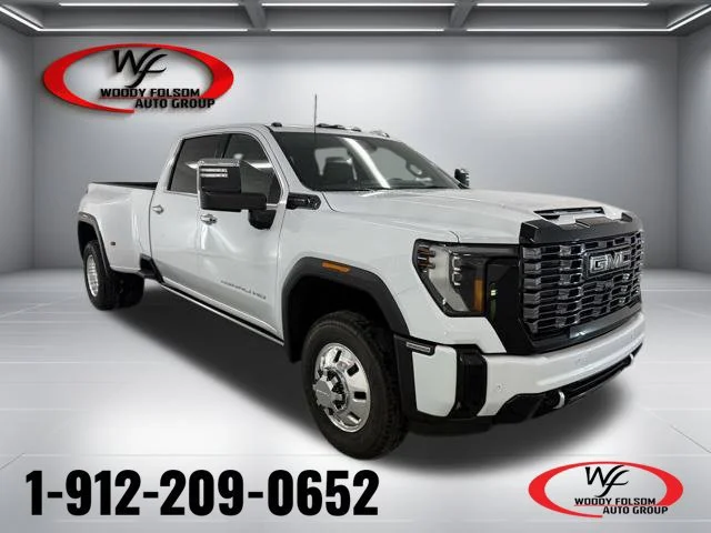 New 2026 Glacier White Tricoat GMC Denali Ultimate DRW image 1