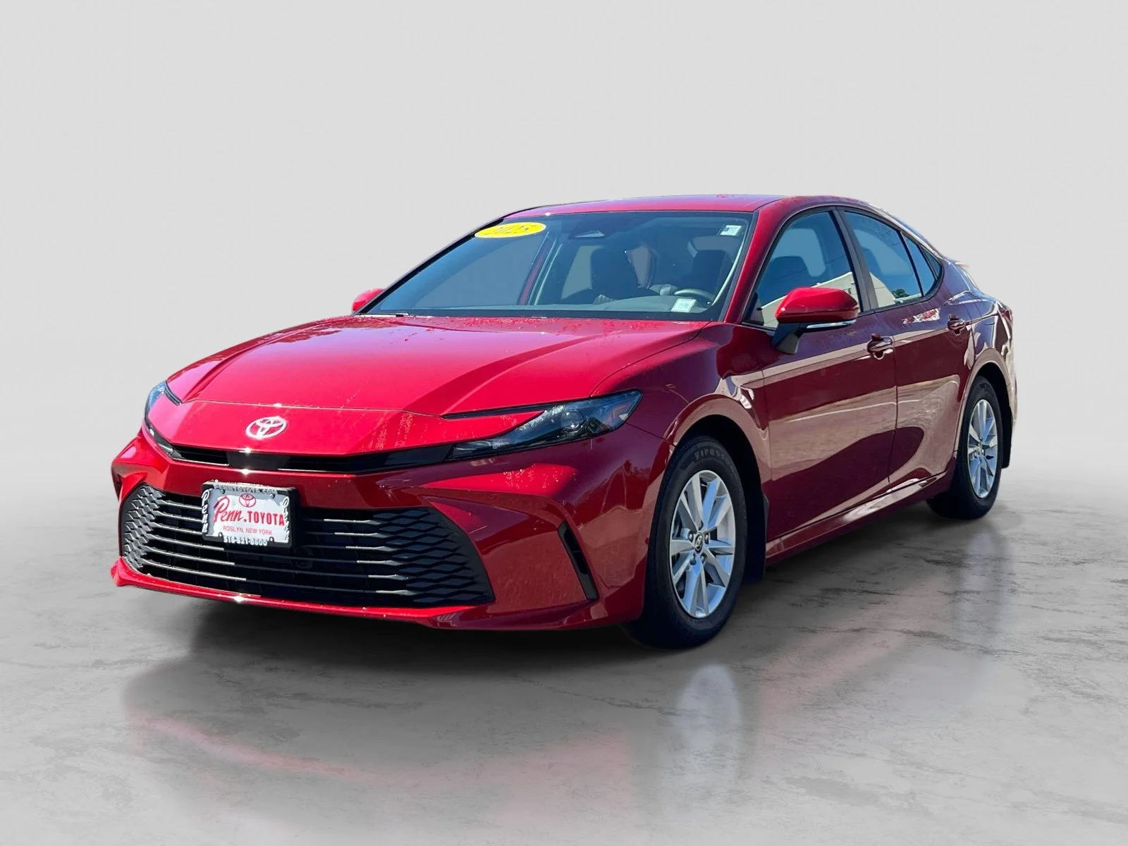 Used 2025 SUPERSONIC RED Toyota LE image 4