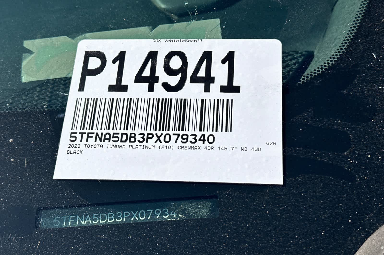 Used 2023 Midnight Black Metallic Toyota Platinum image 3
