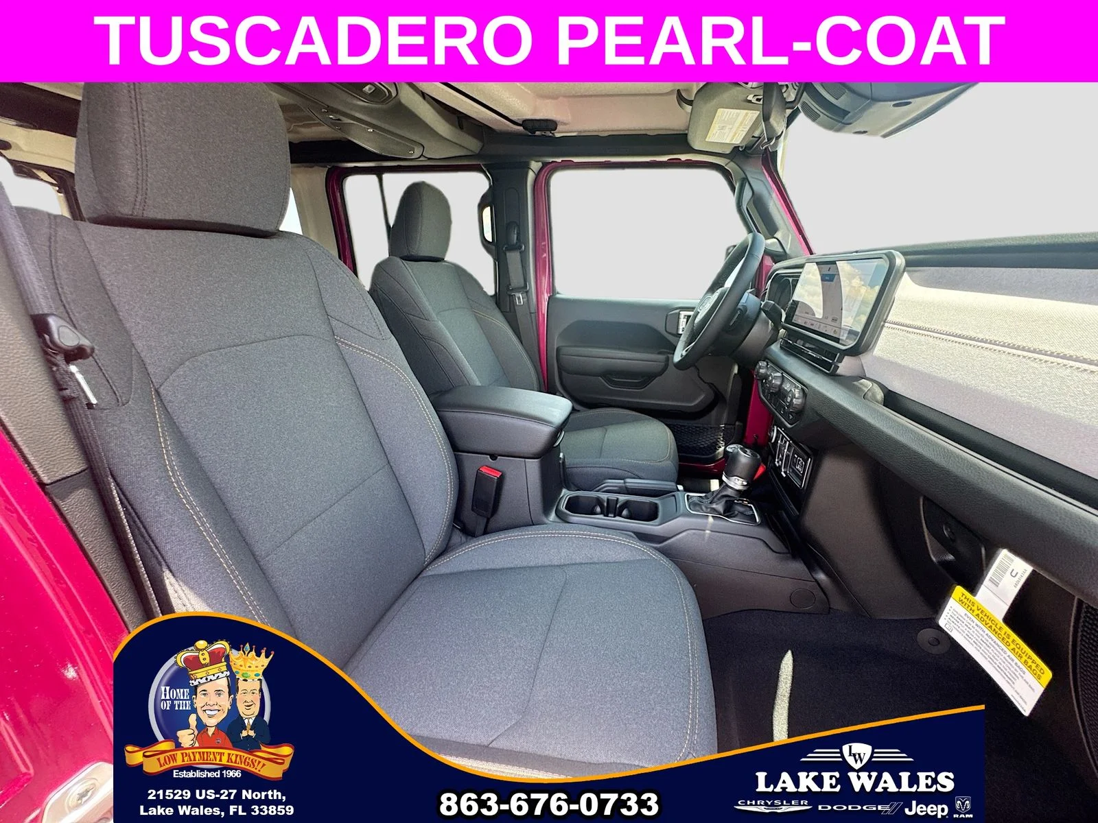 New 2026 Tuscadero Pearl-Coat Exterior Paint Jeep Sport S image 25