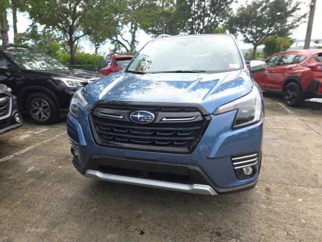 Certified Used 2022 Blue Subaru Touring image 2