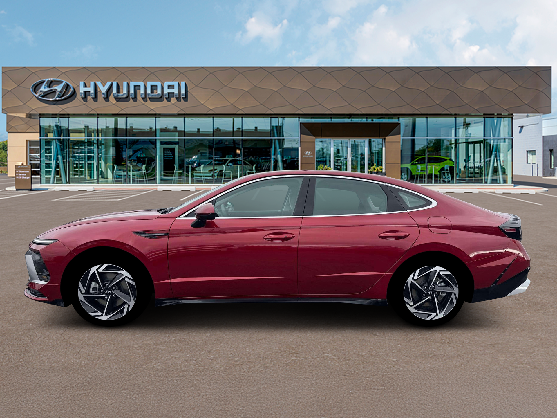 New 2026 Ultimate Red Hyundai SEL Sport image 3