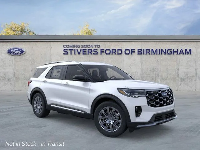 New 2026 Star White Metallic Tri-Coat Ford Platinum™ image 1
