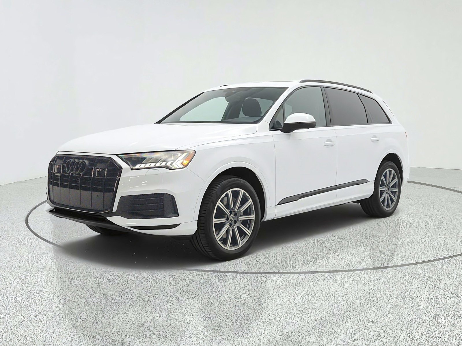 Used 2023 Glacier White Metallic Audi Premium Plus 45 TFSI quattro image 1