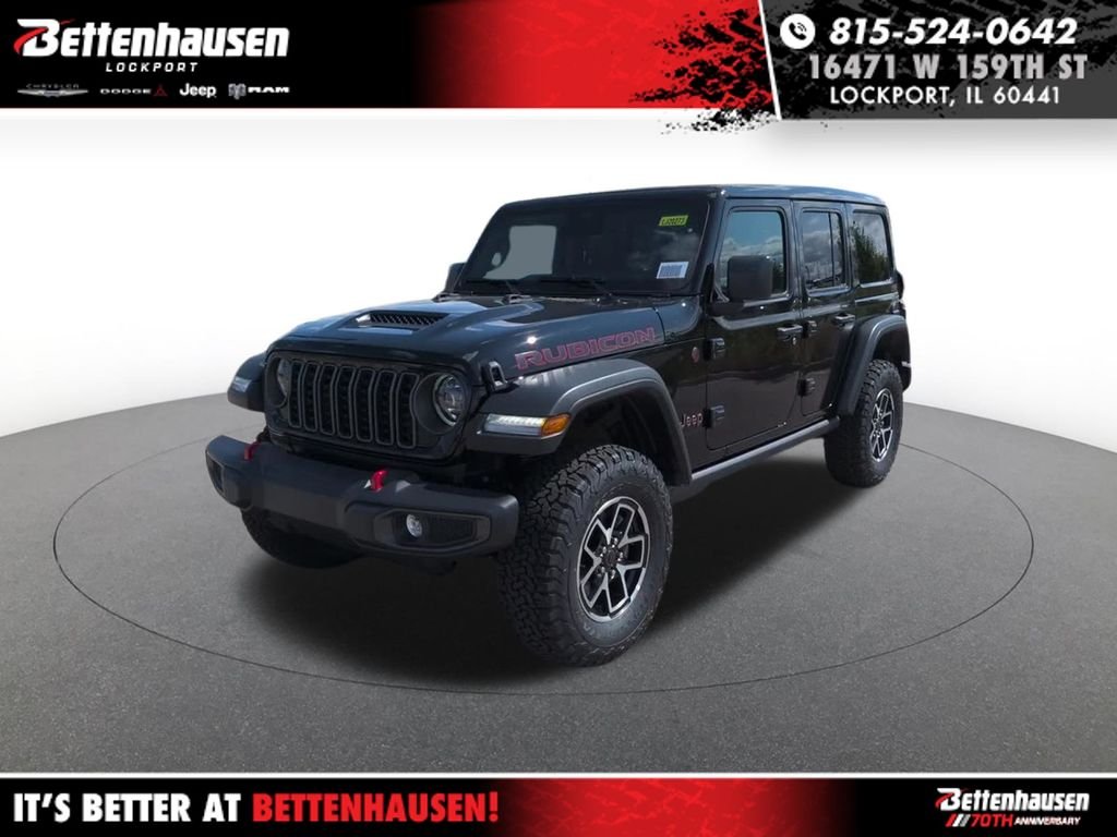 New 2026 Black Clear-Coat Exterior Paint Jeep Rubicon image 1