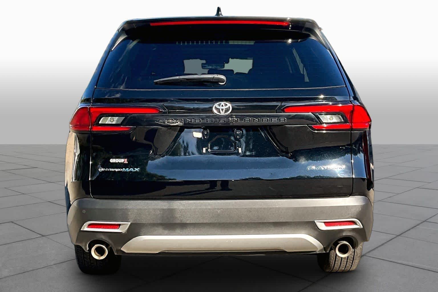Used 2025 Midnight Black Metallic Toyota Hybrid MAX Platinum image 5