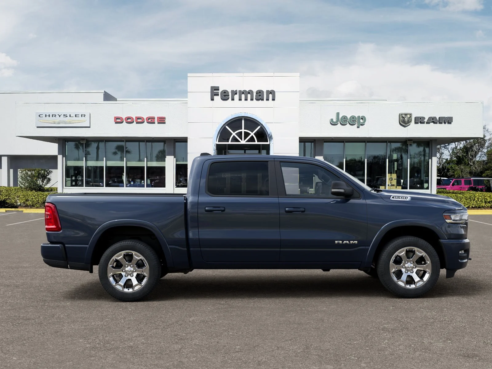 New 2026 Forged Blue Metallic Exterior Paint RAM Big Horn/Lone Star image 52