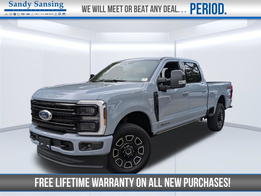 New 2026 Glacier Gray Metallic Tri-Coat Ford F-250® Platinum® image 1