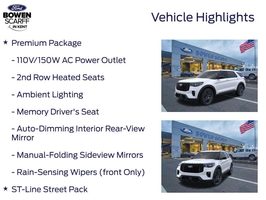 New 2026 Star White Metallic Tri-Coat Ford ST-Line image 9