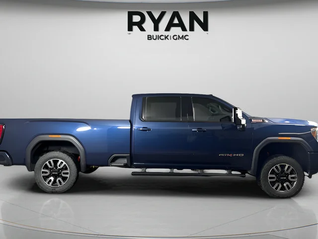 Used 2023 PACIFIC BLUE METALLIC GMC AT4 image 4