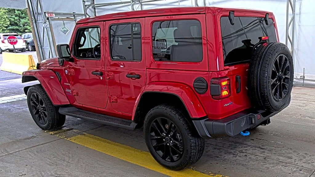 Used 2024 Red Jeep Sahara 4xe image 4