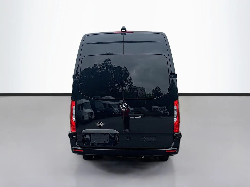 New 2025 Obsidian Black Metallic Mercedes-Benz 15 Passenger Sliding Door image 4