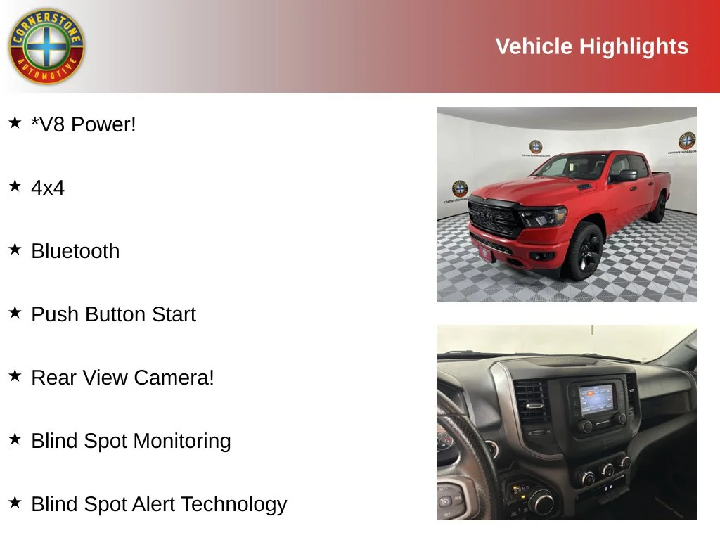 Used 2023 RAM Ram 1500 Pickup Tradesman with VIN 1C6SRFGT0PN658066 for sale in Elk River, Minnesota