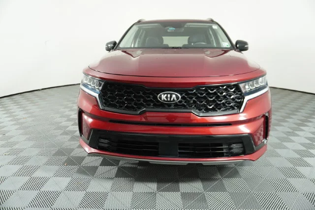 Used 2021 Red Kia EX image 2