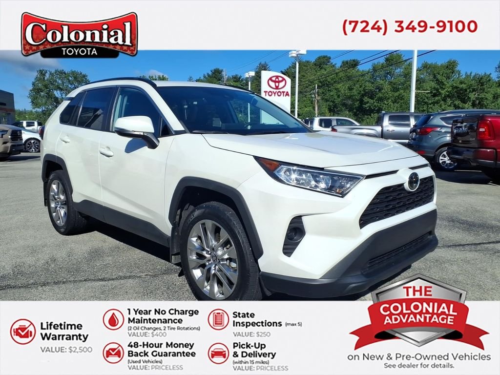 Used 2021 Blizzard Pearl Toyota XLE Premium image 1