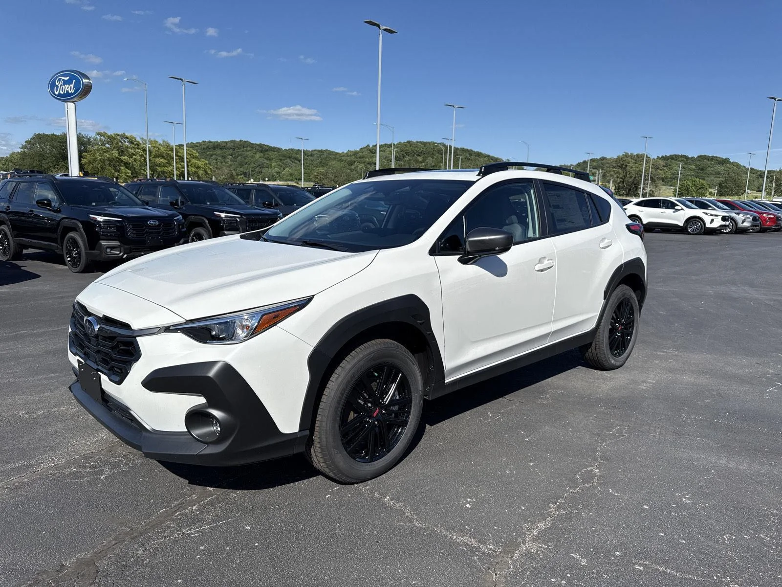 New 2026 Crystal White Pearl Subaru Premium image 1