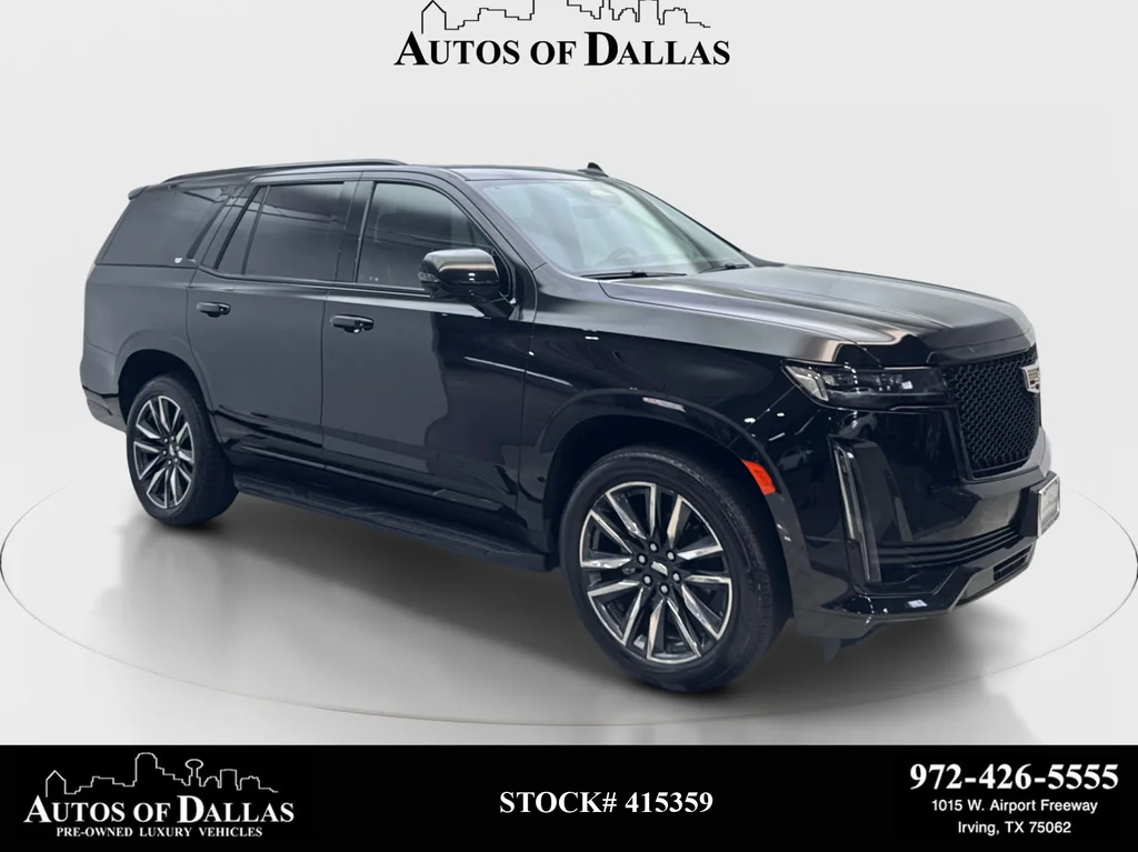 Used 2023 Black Cadillac Sport image 1